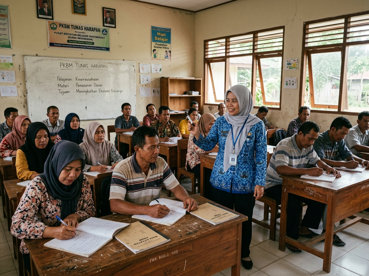 Pendampingan Belajar Bersama Tutor Pengajar